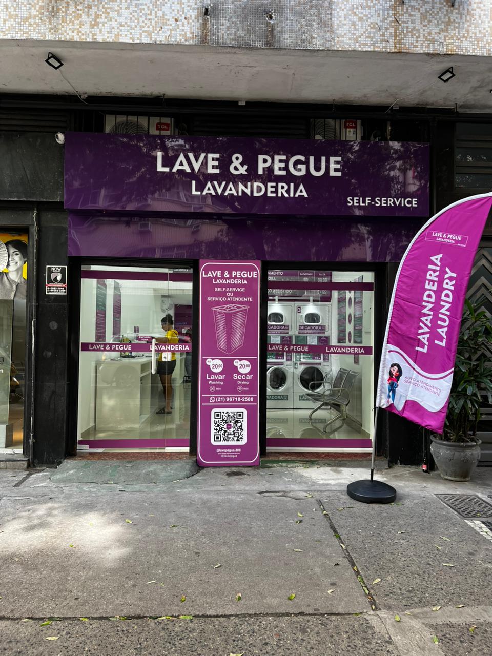 Lave & Pegue em Copacabana, Rio de Janeiro